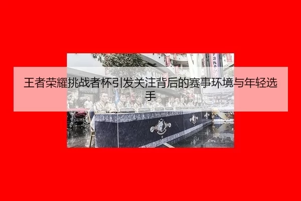 王者荣耀挑战者杯引发关注背后的赛事环境与年轻选手